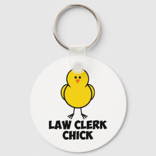 Law Clerk Chick Key Ring