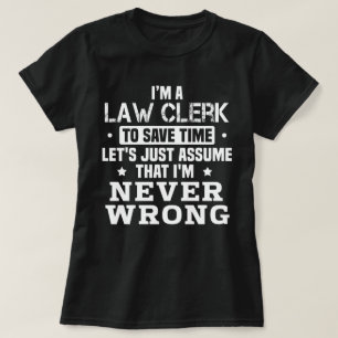 Law Clerk T-Shirt