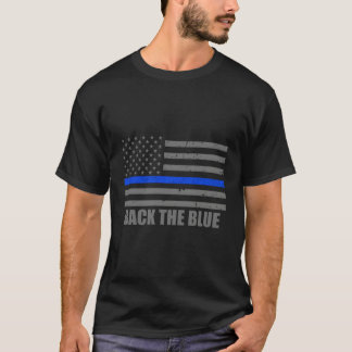 Law Enforcement Back The Blue Hoodie T-Shirt