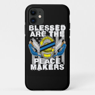 Law Enforcement Blessed are the Peace Makers Case-Mate iPhone Case