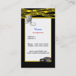Law Enforcement Business Card