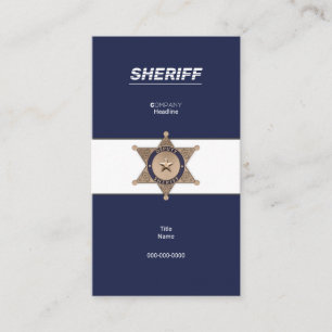 Law Enforcement Business Card