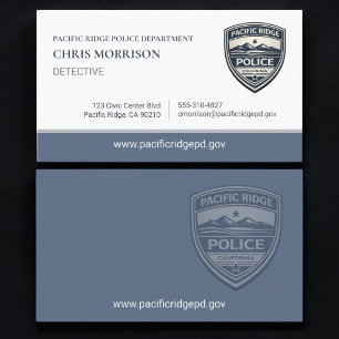 Law Enforcement Business Card