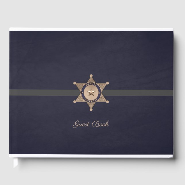 Law Enforcement Guest Book (Front)