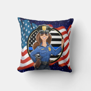 Law Enforcement Police Officer Cushion