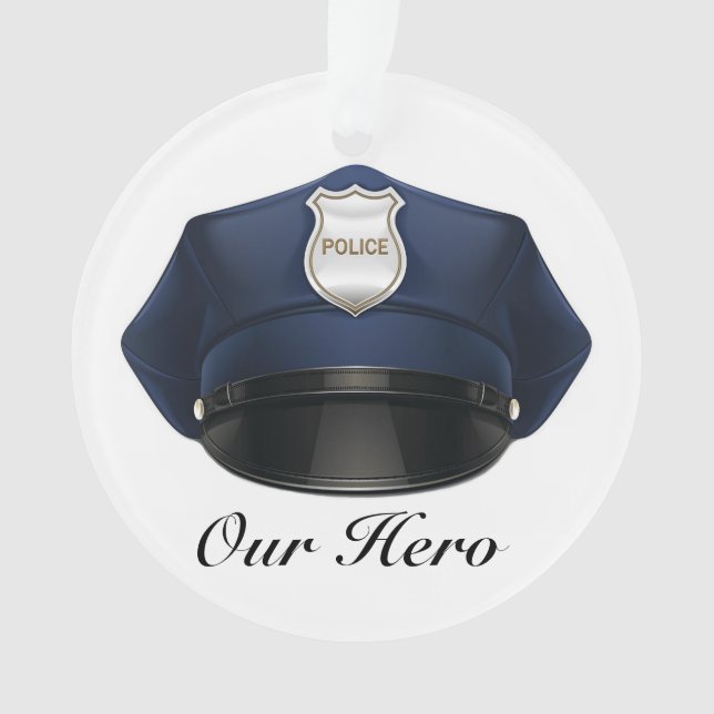 Law Enforcement - Police - SRF Ornament (Front)