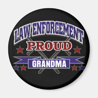 Law Enforcement Proud Grandma Magnet