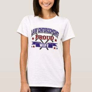 Law Enforcement Proud Wife T-Shirt