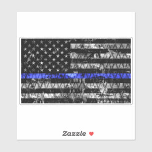 Law Enforcement Thin Blue Line Flag