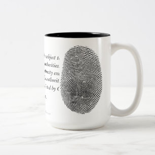 Law Enforcement Two-Tone Coffee Mug