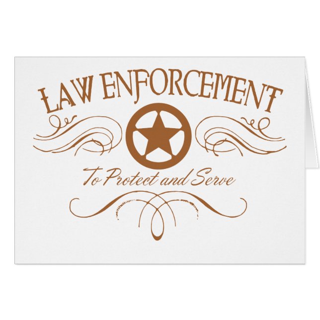 Law Enforcement Western (Front Horizontal)