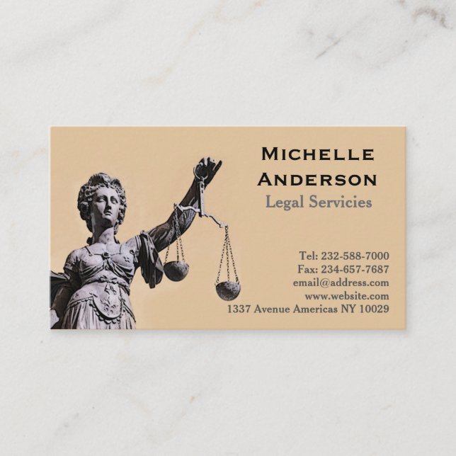 Law firm business card (Front)