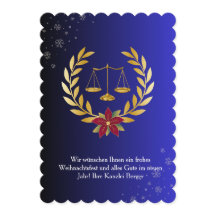 Law Firm Christmas Card for Attorneys