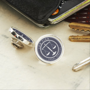 Law Firm   deep blue Legal Services Lapel Pin