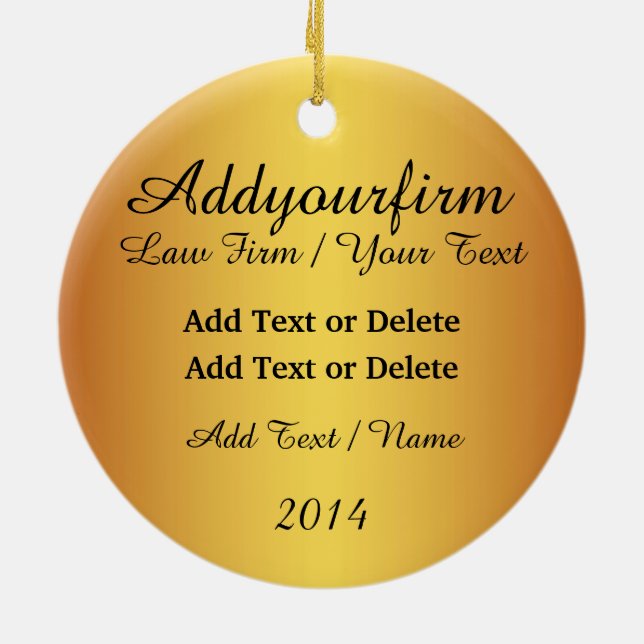 Law, Lawyer, Scales of Justice - SRF Ceramic Tree Decoration (Back)