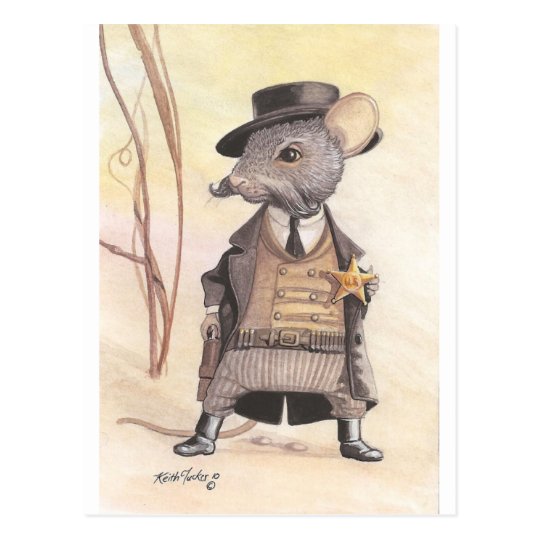 law mouse postcard