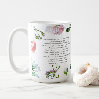 Law of Attraction Abundance Prayer Coffee Mug