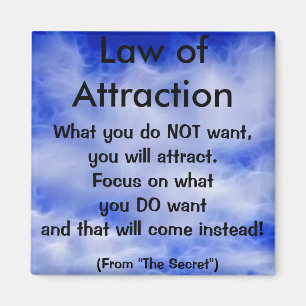 LAW OF ATTRACTION Collection I Magnet