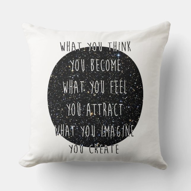 Law of Attraction Cushion (Front)