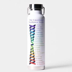 Law of Attraction Emotional Guidance Chart Water Bottle