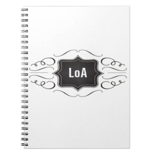 Law of Attraction logo Notebook