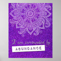Law of Attraction Money Wealth Yoga Mindful Quote 