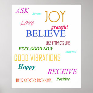 "LAW OF ATTRACTION" POSTER