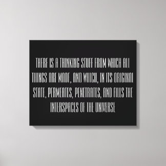 Law of Attraction Quote Canvas Print