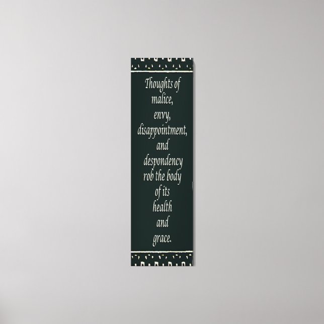 Law of Attraction Quotes Canvas Print (Front)