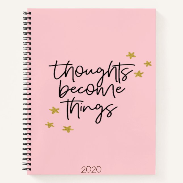 Law Of Attraction Spiral Notebook (Front)