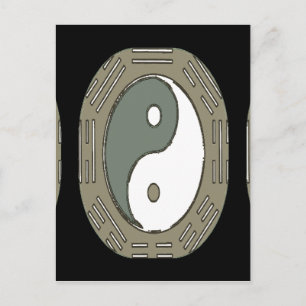 Law of Attraction - Ying Yang Postcard