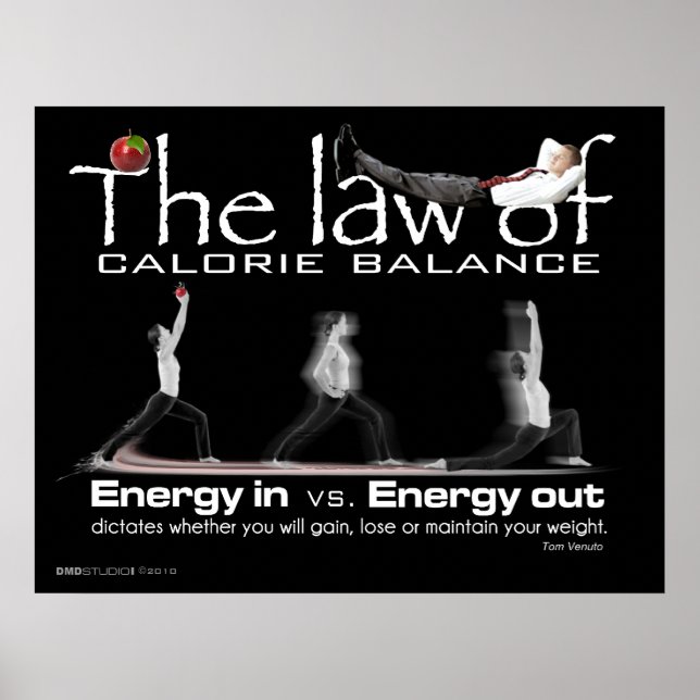 Law of Calorie Balance Print (Front)