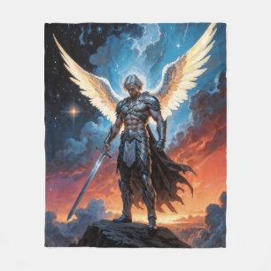 Law of Heaven Archangel Michael Fleece Blanket