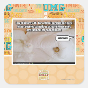 Law of Nature #45 Square Sticker