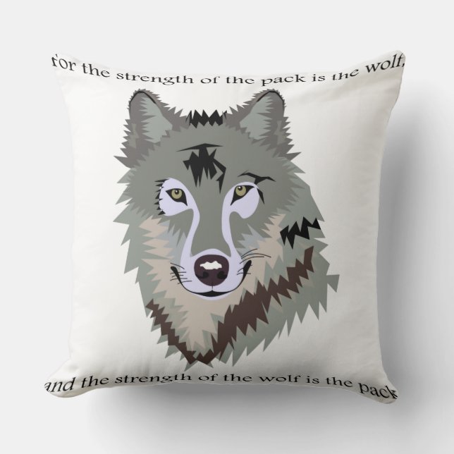 Law of the Jungle Cushion (Front)