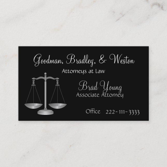 Law Office Business Card (Front)