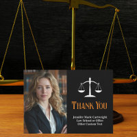 Law Office Custom Black Orange Lawyer
