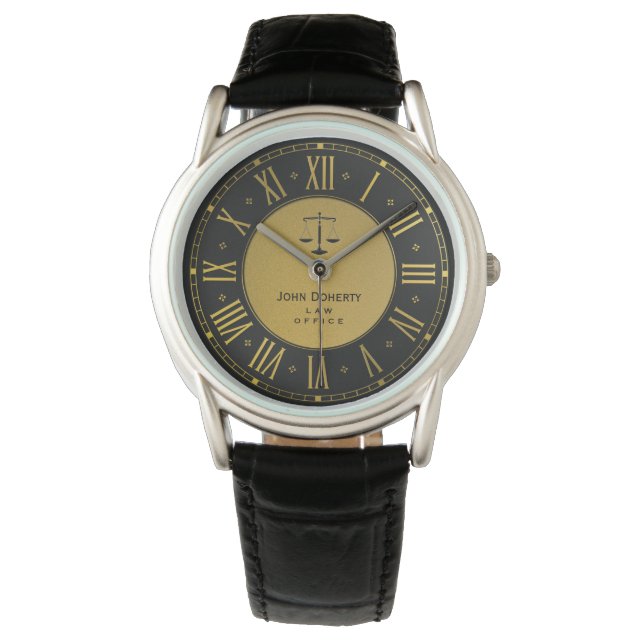 LAW OFFICE | Elegant Classic Personal Watch (Front)
