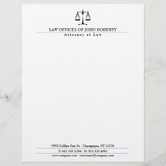 LAW OFFICE | Elegant Custom Letterhead