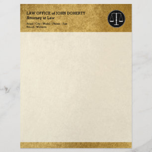 LAW OFFICE   Elegant Customized Letterhead