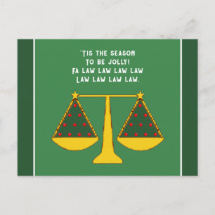 Law Office Holiday Postcard