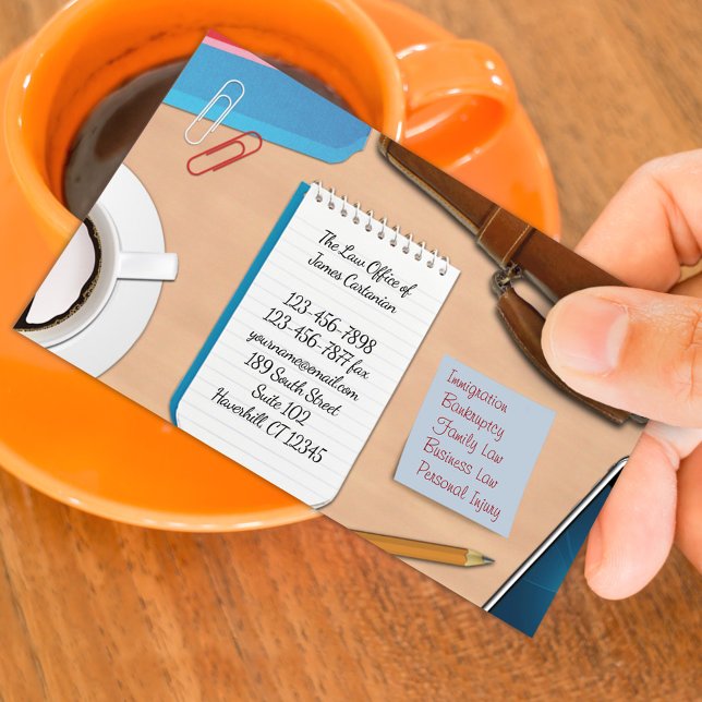 Law Office Work Business Card (Creator Uploaded)
