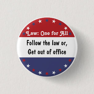 Law: One for All v2 3 Cm Round Badge