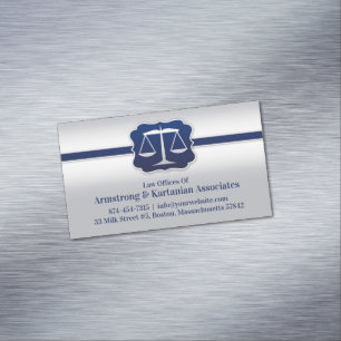 Law Scale Magnetic Business Card