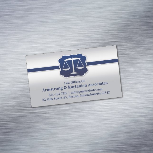 Law Scale Magnetic Business Card (In Situ)
