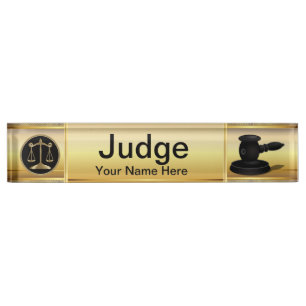 Law   Scale of Justice   Lawyer Nameplate