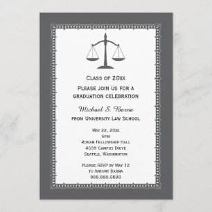 Law School Attorney Graduation Announcements