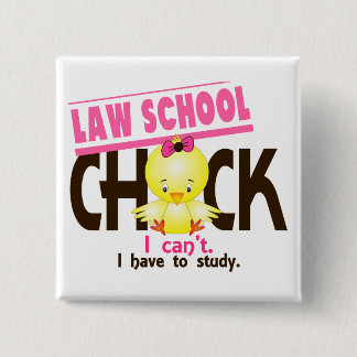 Law School Chick 1 15 Cm Square Badge