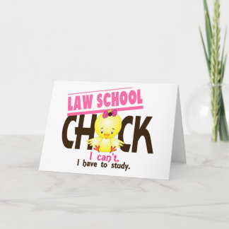 Law School Chick 1 Card