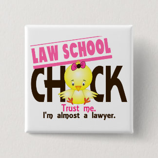 Law School Chick 3 15 Cm Square Badge